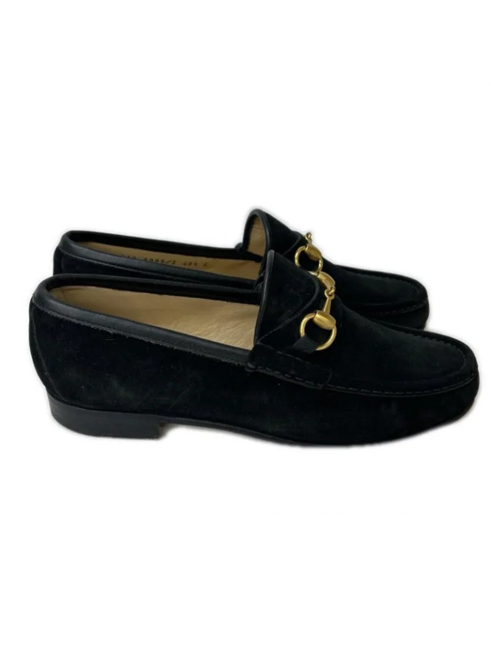 Gucci 110 2 Suede Horsebit Loafers